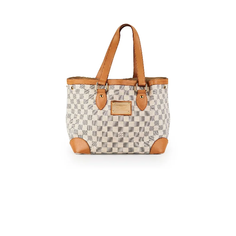 Handmade Handle Bags with Love -Louis Vuitton Hampstead PM Damier Azur