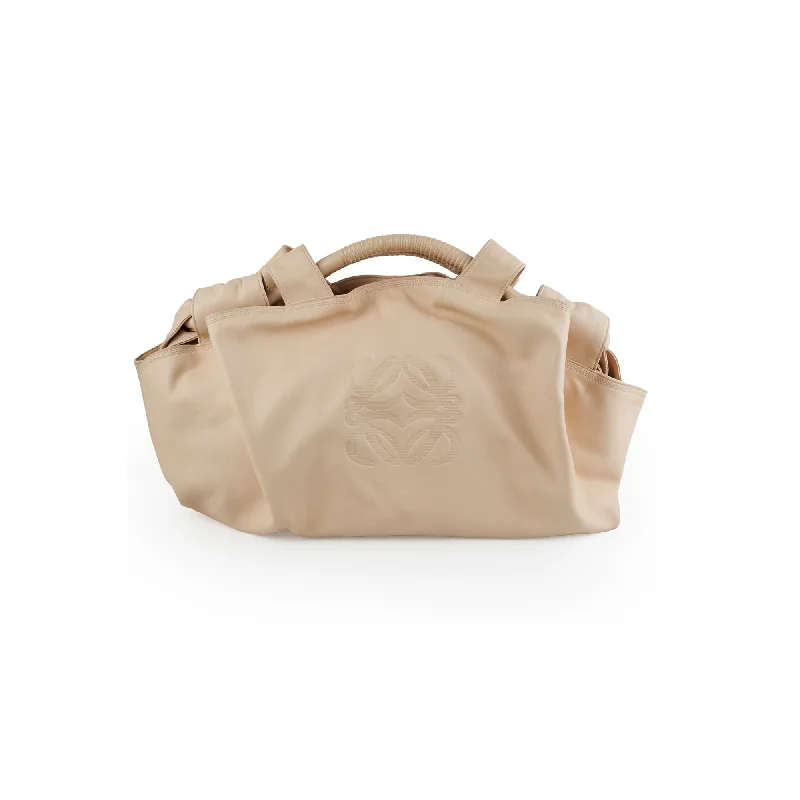 Thick Handle Bags for Comfort -Loewe Beige Top Handle Bag