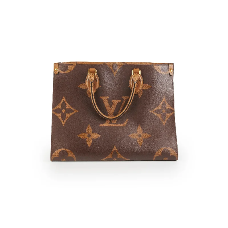 Glittery Handle Bags for Party -Louis Vuitton On The Go MM Monogram