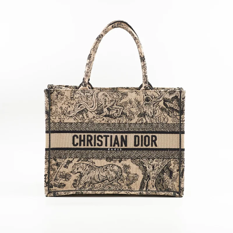 Button Handle Bags for Decoration -Christian Dior Medium Book Tote