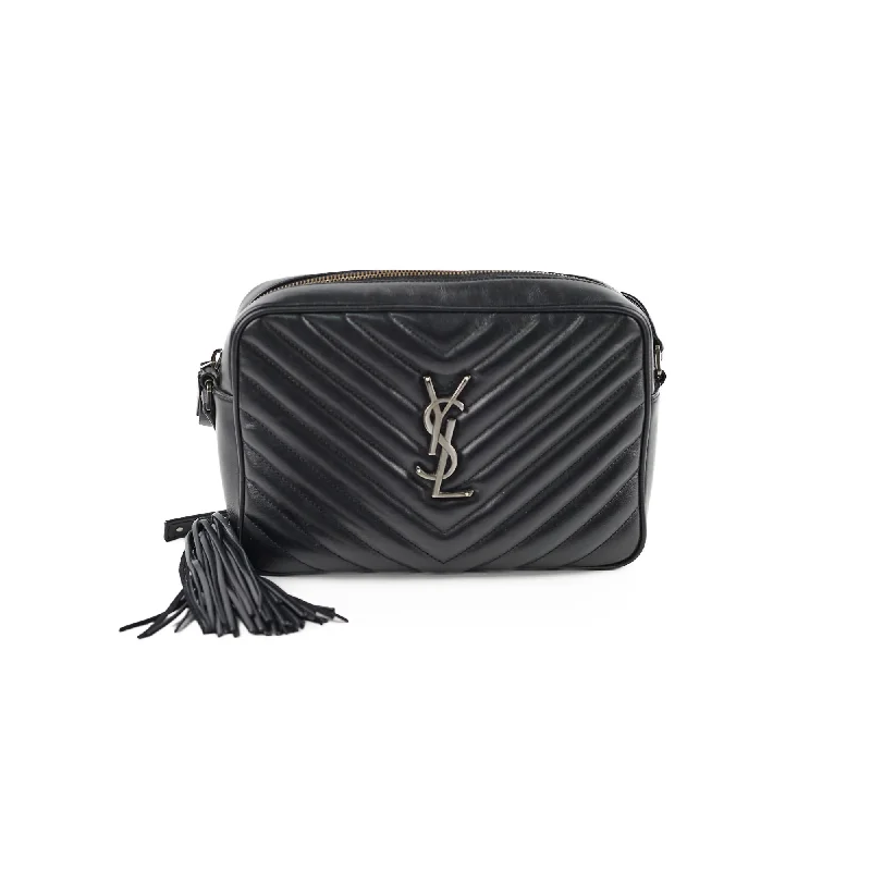 Snap Handle Bags for Convenience -Saint Laurent Lou Camera Crossbody Bag