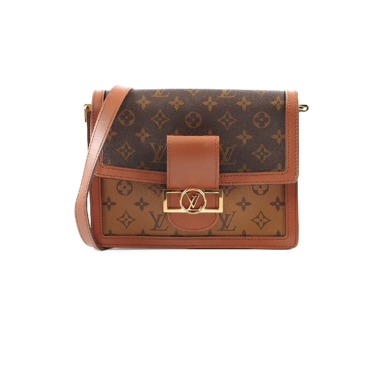 Expandable Handle Bags for Space -Louis Vuitton Dauphine MM Reverse Monogram