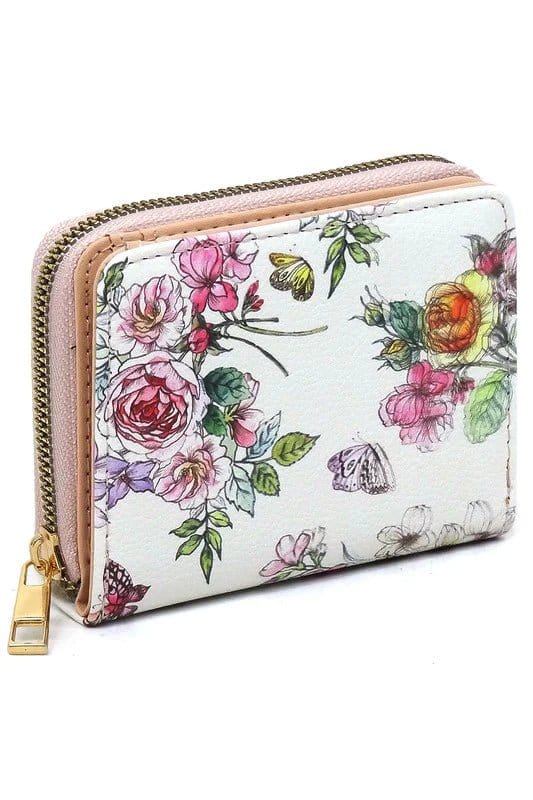 Fabric Bow Handle Bags -AD025 Accordion Bifold Wallet