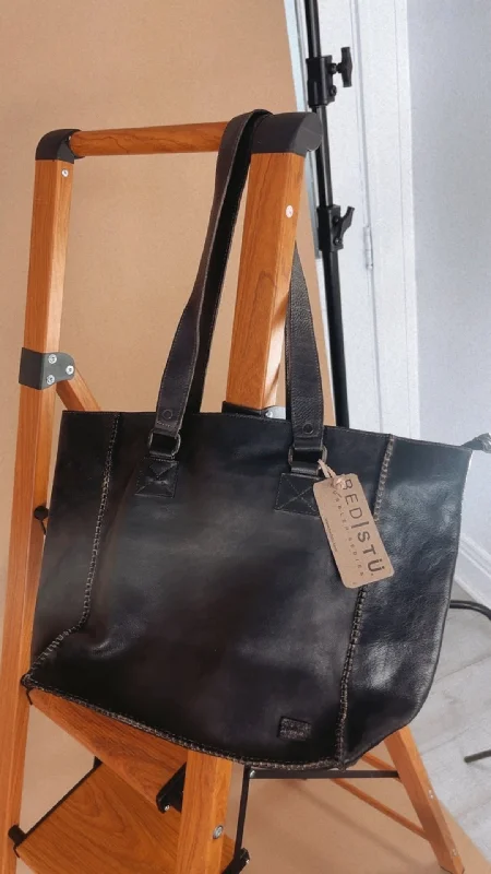 Tote Handle Bags for Shopping -Bedstu Celindra, Black Rustic