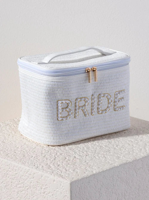 Practical tote bags with magnetic closures for easy access to your belongings -Bride Cosmetic Bag