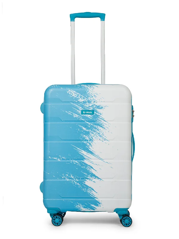 Trendy striped tote bags for a casual and stylish beach accessory -Unisex Sky Blue Fashion Hard Luggagae Trolley Bag