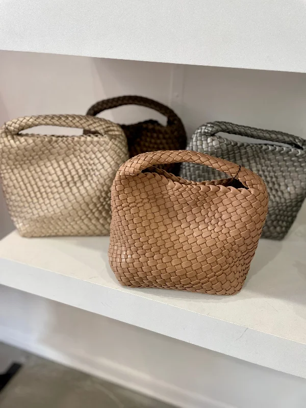 Single Handle Bags for Simplicity -Woven Hobo Bag