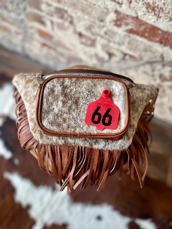 Cattle Tag 66: Brown Leather