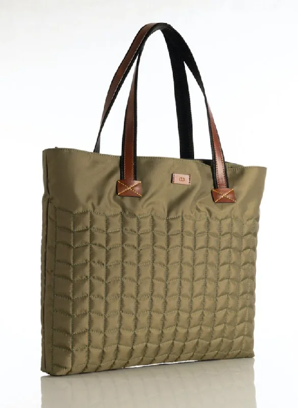 Fabric tote bags with unique textures like velvet or suede for a touch of luxury -Criss Cross Forest Bag