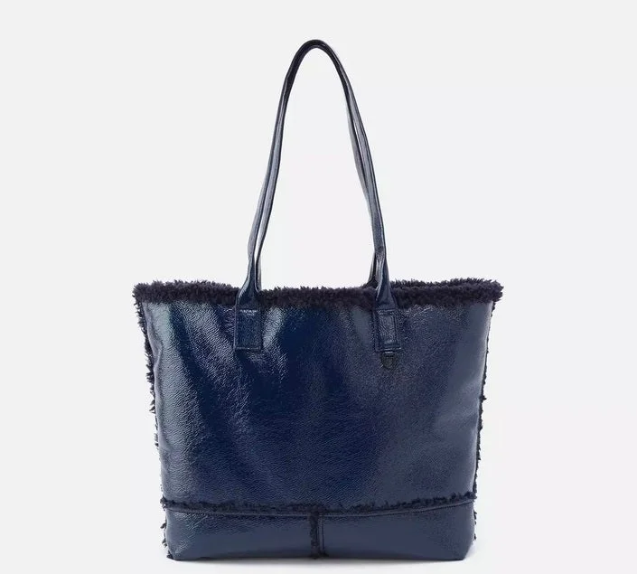 Fashion-Forward Handle Bags for Trendy -Hobo Shopper Tote in Deep Indigo