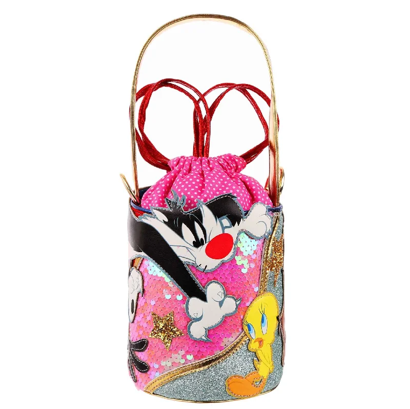 Vintage Floral Handle Bags -Irregular Choice Running Around Bag Looney Tunes Handbag Bag NEW