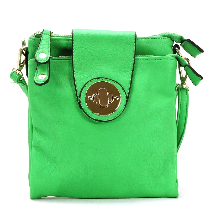 Travel Handle Bags for Luggage -Jade Marie Curious Crossbody - Mint