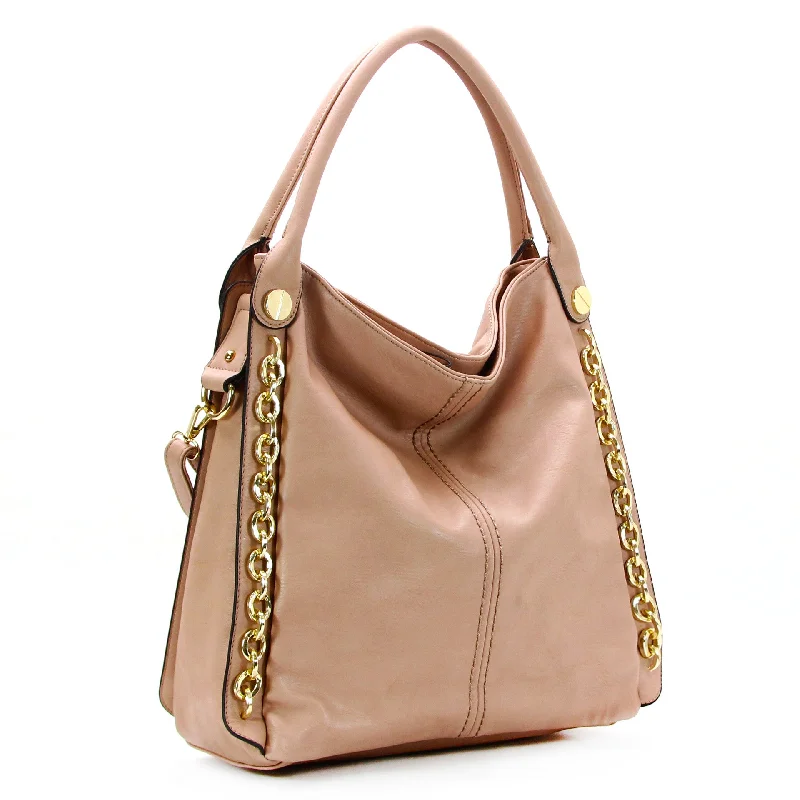 Thin Handle Bags for Style -Jade Marie Feisty Hobo Tote - Khaki