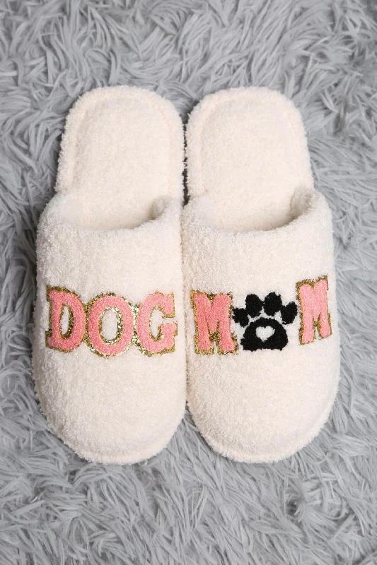 Fashion-Forward Handle Bags for Trendy -JCL4221 Super Lux Sequined Dog Mom Slippers