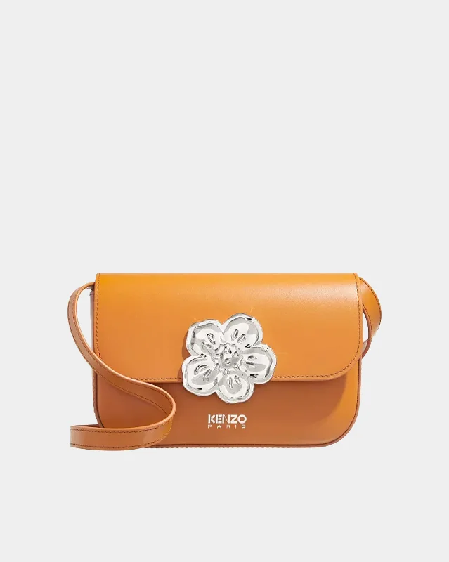 Reversible tote bags with two unique styles for versatility and flexibility -Kenzo Mini Crossbody bag Dark Camel