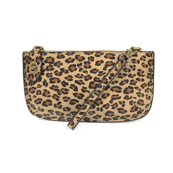 Oval Handle Bags for Elegance -Leopard Wristlet