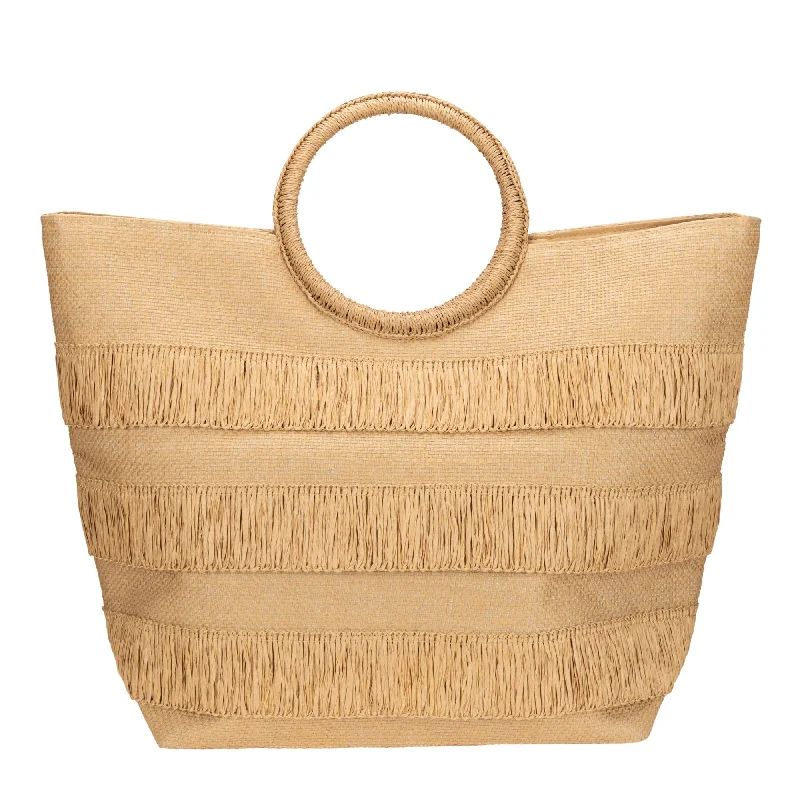 Boho-chic tote bags with fringe or embroidery for a laid-back, stylish vibe -Leucadia Shoulder Bag