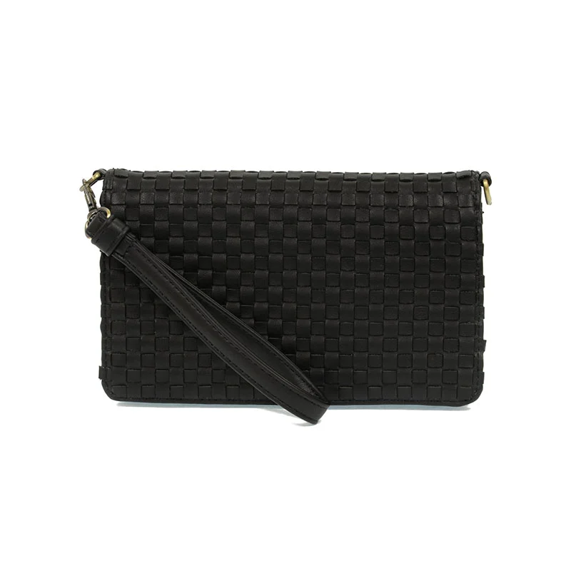 Genuine Leather Handle Bags -Lila Mini Woven Crossbody Bag