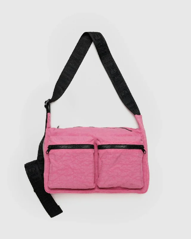 Practical tote bags with reinforced handles for heavy-duty use and long-lasting durability -Medium Cargo Crossbody - Azalea Pink