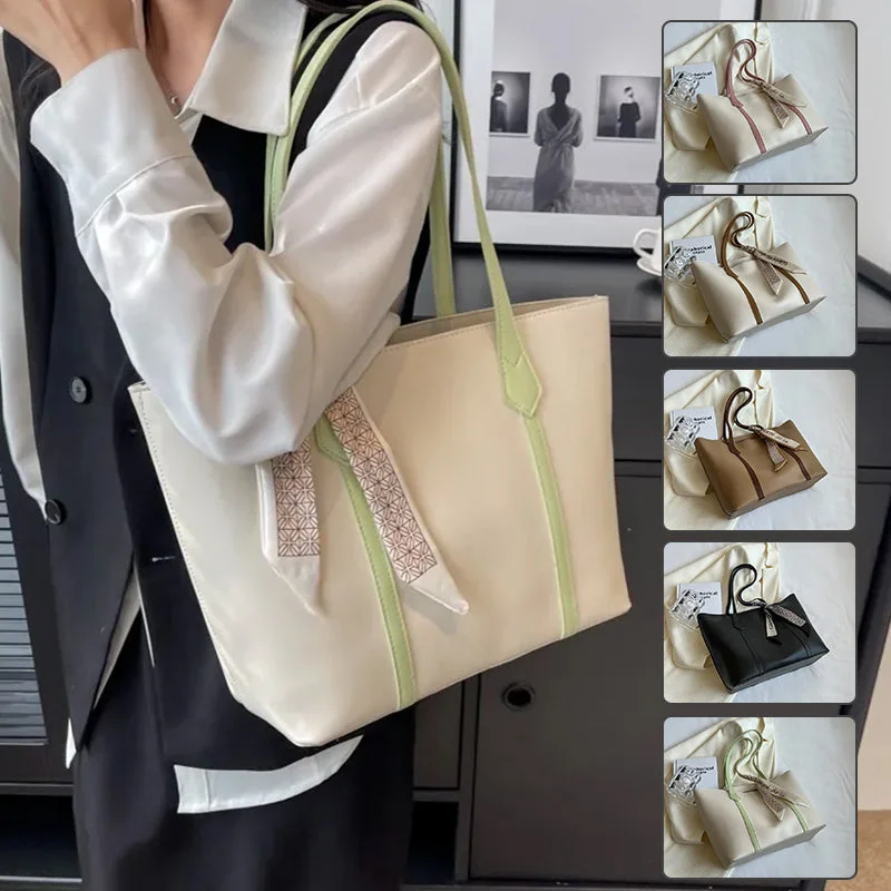 High-quality, structured leather tote bags for a professional and polished look at work -New And Simple Tote Bag Large Capacity Casual Versatile Bucket Fashion Shoulder Large-capacity Crossbody Bag