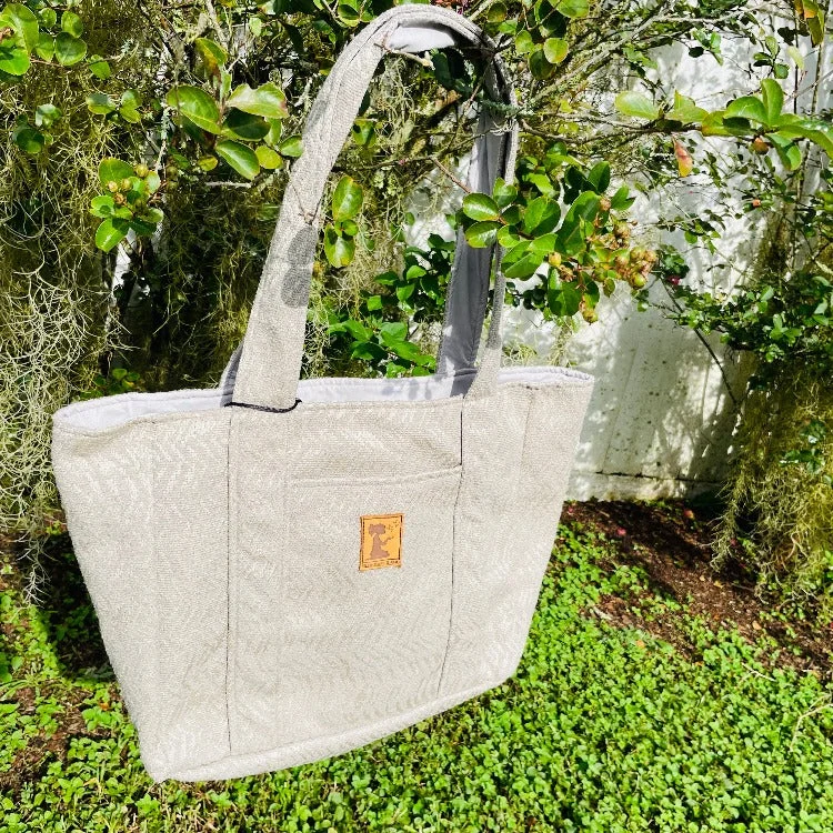 Large tote bags with spacious interiors for weekend getaways or gym trips -New Hope Girl Tote Gray