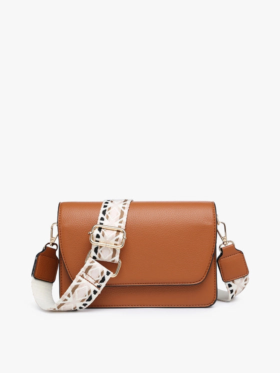 Thin Handle Bags for Style -Noah Crossbody - Brown