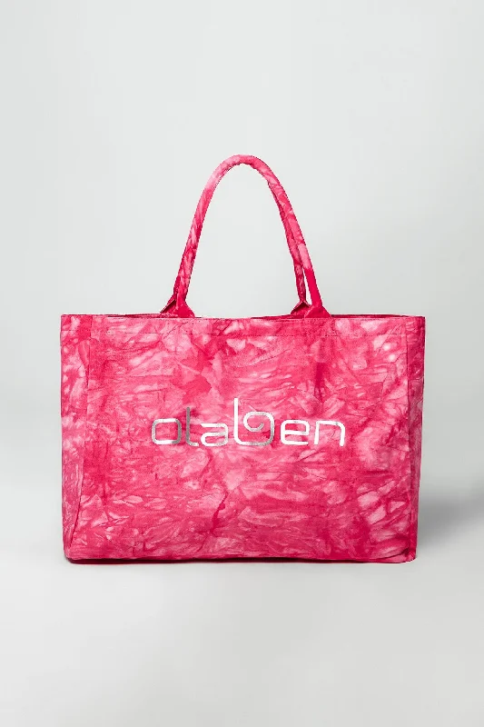 Minimalist tote bags with clean lines and neutral tones for easy matching with outfits -Olaben Shopper Tote Bag - Pink Glo