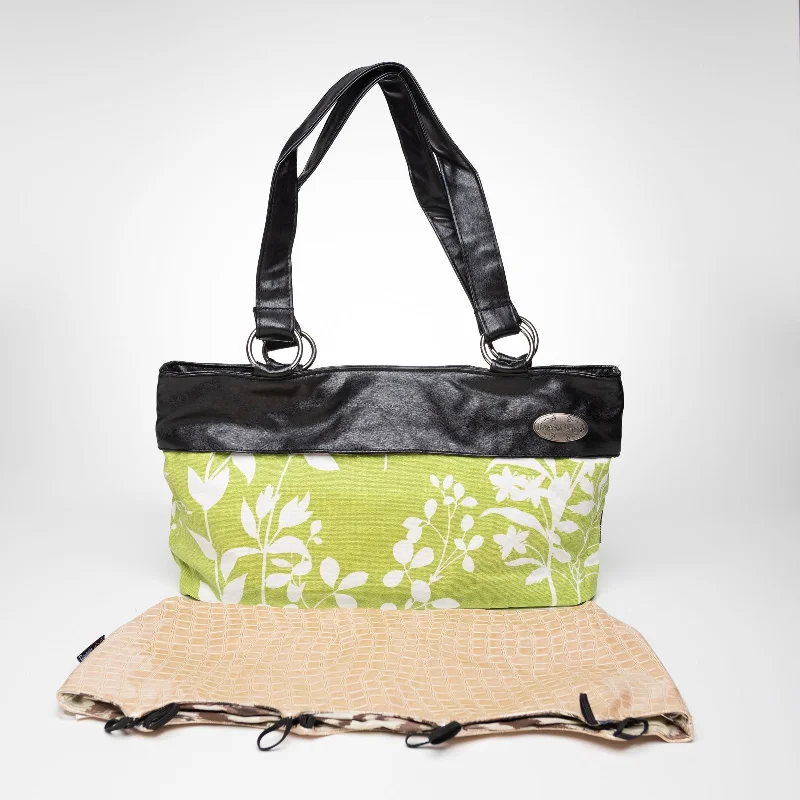 Bohemian-style tote bags with fringe detailing for a relaxed, free-spirited look -Reverse A Purse Black Luxe Wrap Collection - Meadow, Sahara