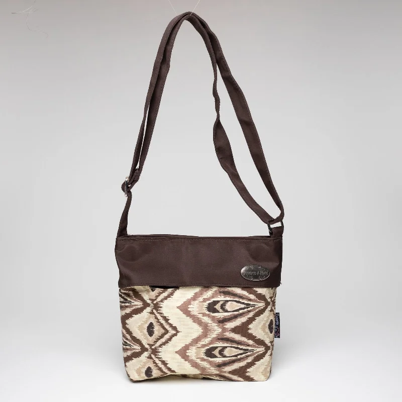 Simple cotton tote bags with clean lines for a minimalist accessory option -Reverse A Purse Brown Urban Wrap Collection - Sahara