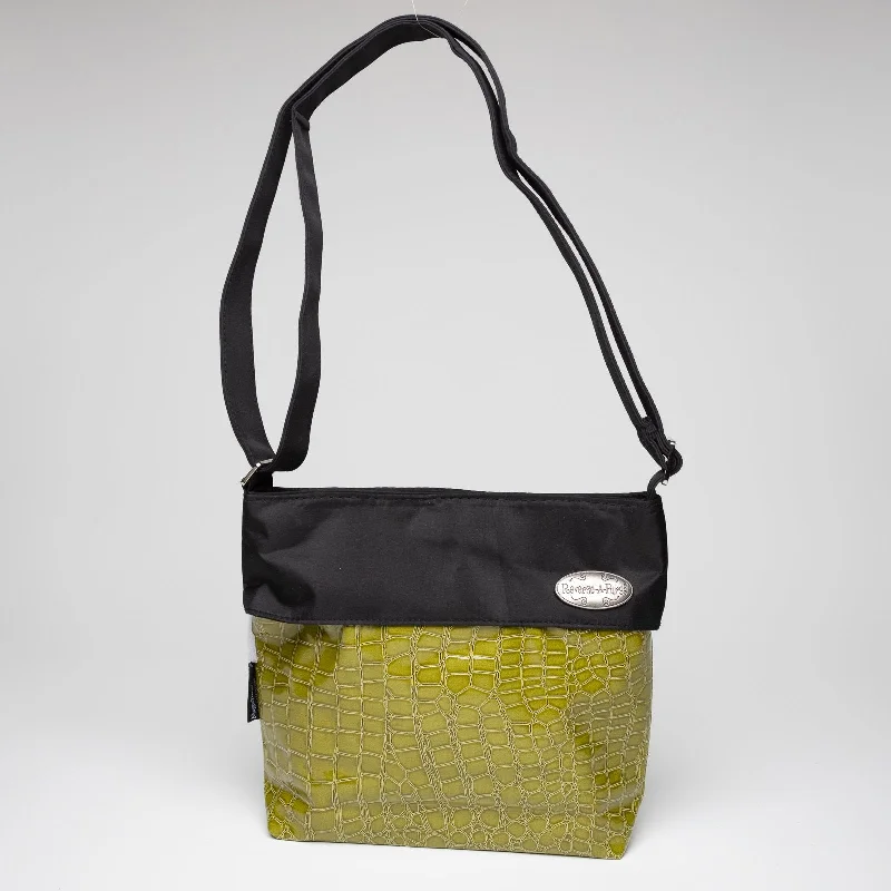 Fold-over tote bags with stylish flaps for a more fashionable and functional look -Reverse A Purse Black Urban Wrap Collection - Trellis