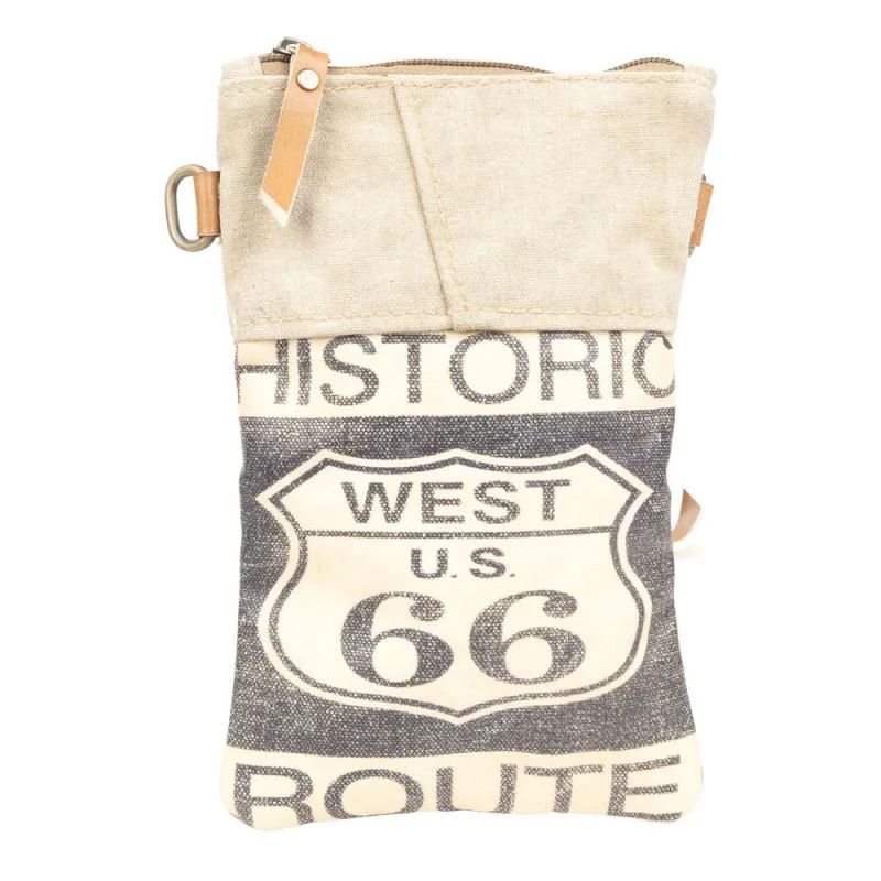 Vintage-style tote bags with retro designs and classic prints for timeless appeal -Route 66 Passport Bag