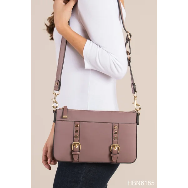 Elegant designer tote bags with intricate details for luxury fashion enthusiasts -Simply Noelle Rocket Rivet Crossbody