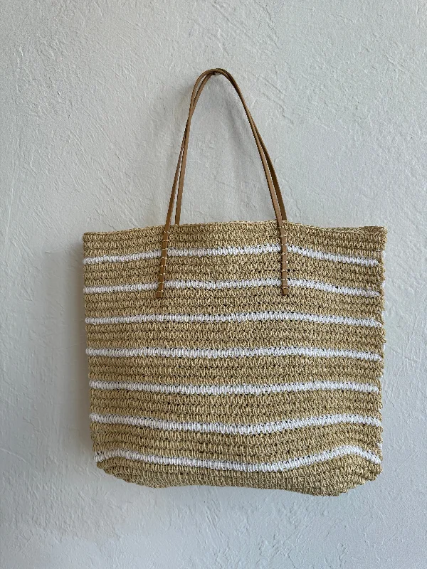 Corduroy Handle Bags for Texture -Stella Stripe Tote