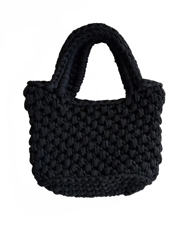 Casual denim tote bags with a cool, relaxed style for everyday use -The Chunky Bag - Pepper