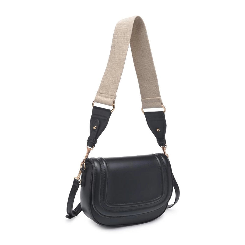 Spacious canvas tote bags for shopping, travel, or beach days -The Poshette Crossbody Bag