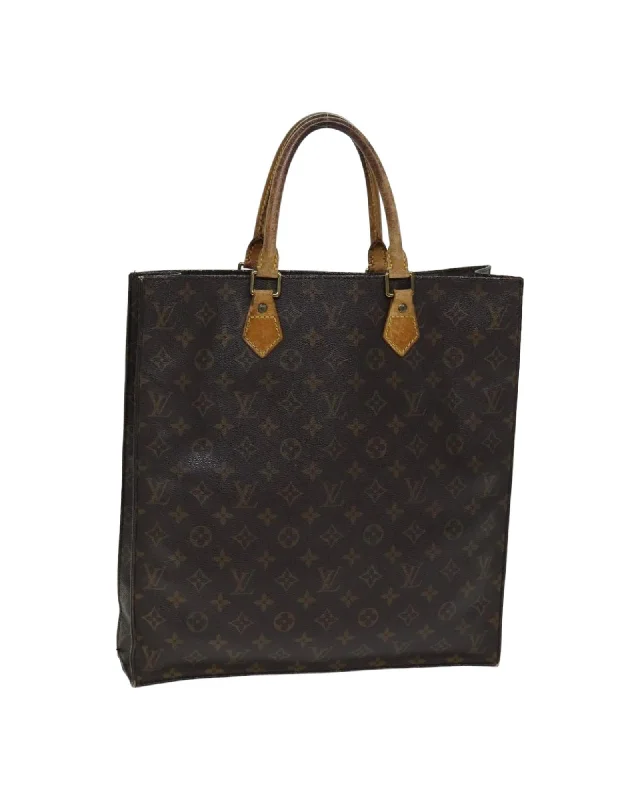 Travel Handle Bags for Luggage -Monogram Canvas Sac Plat Hand Bag