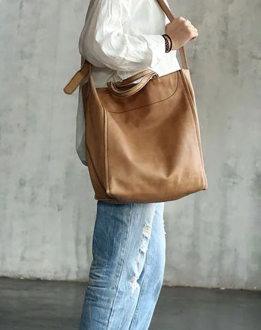 Suede Handle Bags for Softness -Vintage WOMENs LEATHER Handbag Tote Bag Work Tote Shoulder Purse FOR WOMEN