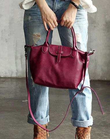 Thin Handle Bags for Style -Vintage WOMENs LEATHER Work Handbag Shoulder Bag Handbag Purse FOR WOMEN