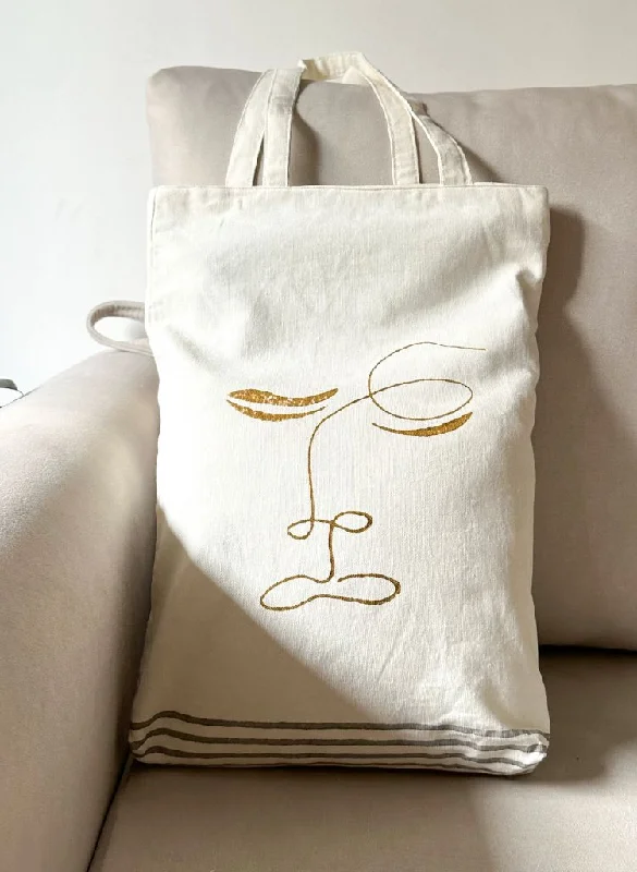 Compact tote bags for lightweight, everyday carrying with just the essentials -Wabi Sabi Tote Bag