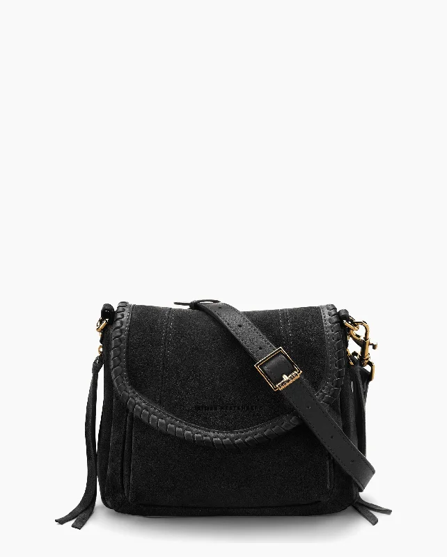 Matte black crossbody bags offering understated sleek design -All For Love Mini Crossbody