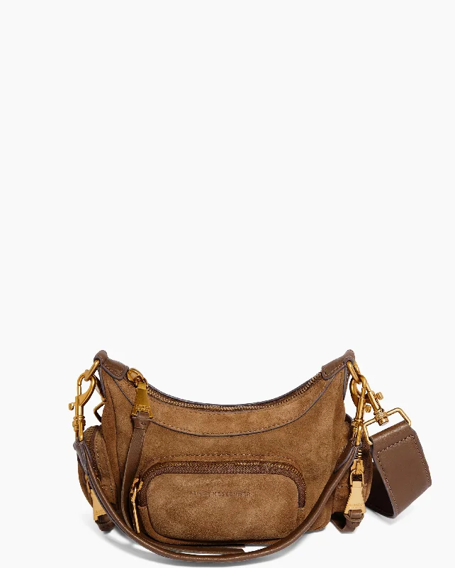 Mini bucket crossbody bags with drawstring closure style -Away We Go Mini Convertible Crossbody