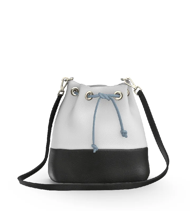 Casual denim crossbody bags for laid-back everyday wear -Brio Crossbody Bucket Bag Ready to Ship