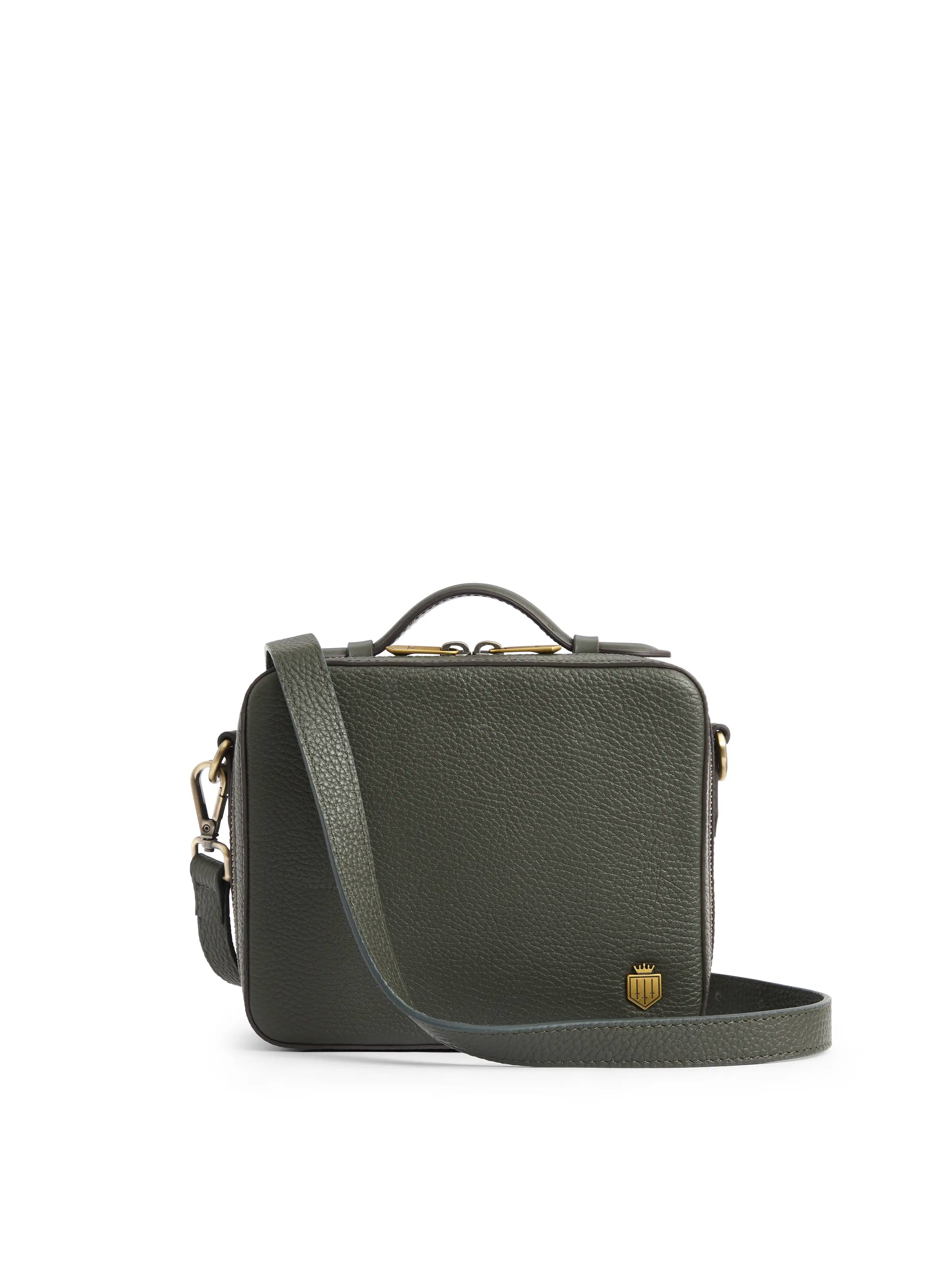 Roomy hobo crossbody bags for relaxed weekend vibes -Buckingham - Moss Green Leather