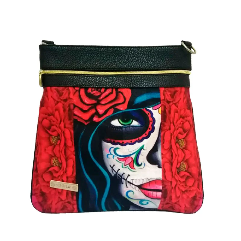 Hand-stitched leather crossbody bags showcasing artisan craftsmanship -Catrina - Lia