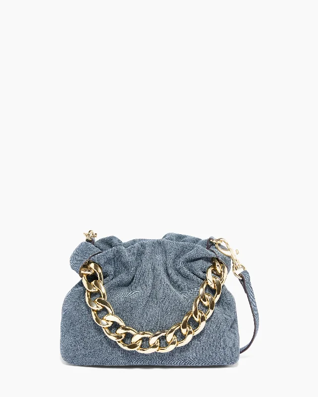 Convertible clutch crossbody bags for versatile styling options -Chain Handheld Crossbody