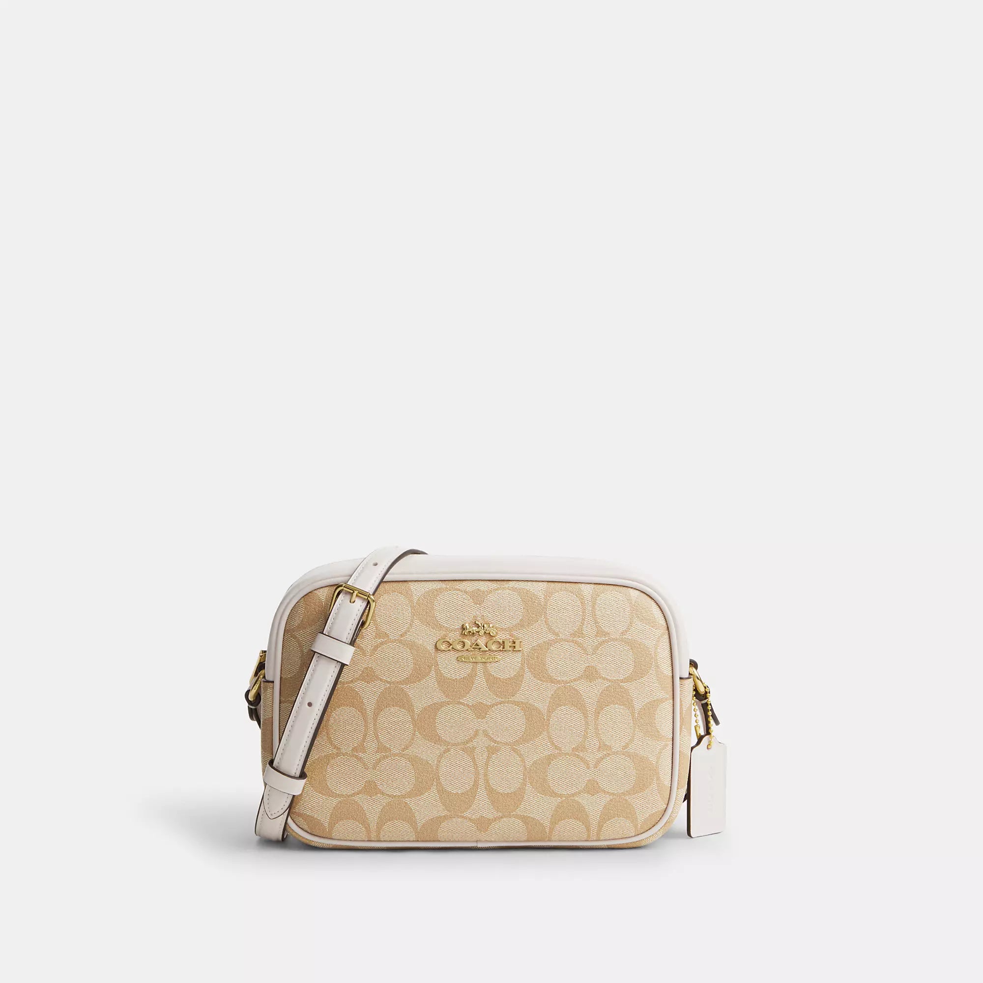 Chic chain crossbody bags elevating simple outfits instantly -Coach Outlet Jamie Camera Bag In Signature Canvas