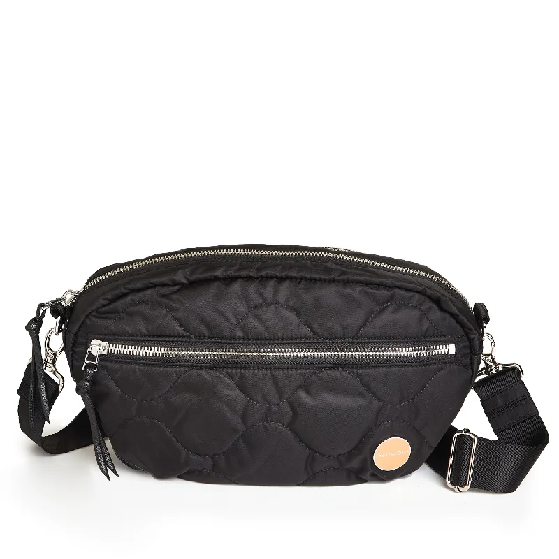 Glittery sequin crossbody bags dazzling at evening events -cruiser - medium quilted crossbody