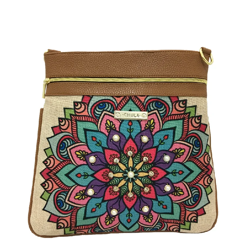 Woven rattan crossbody bags perfect for picnic outings -Dahlia - Lia Yute