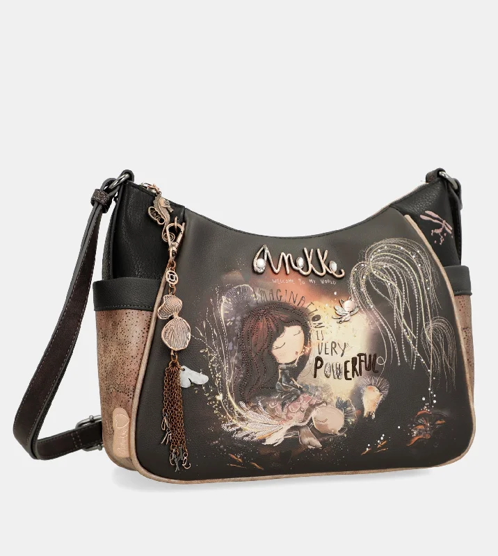 Hand-painted leather crossbody bags showcasing artistic flair -Dreamverse crossbody bag