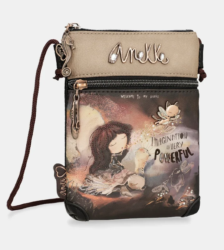 Hand-painted leather crossbody bags showcasing artistic flair -Dreamverse mini crossbody bag